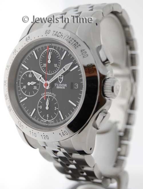 Tudor Mens Chronautic Chronograph 79380P SS Automatic  