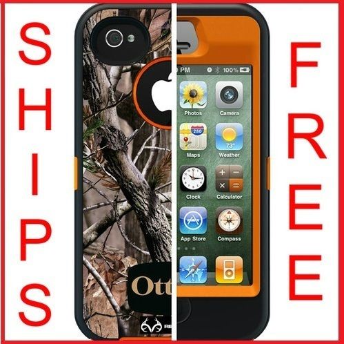   Realtree AP Blaze Orange Camo iPhone 4 & 4S 660543010555  