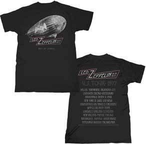 LED ZEPPELIN   T Shirt   CITIES   U.S. Tour 77   S M LG XL 2XL   NEW 