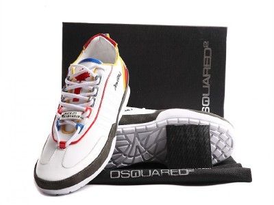 NWT DSQUARED² D2 Mens Stripy Sneaker Shoes Size40 45  