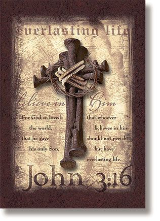 John 316 Scripture Series Church Banner  