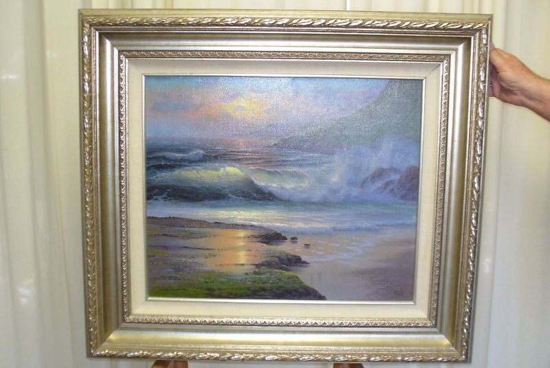 MAURICE MEYER ORIGINAL OIL GOLDEN HUES BIG SUR  