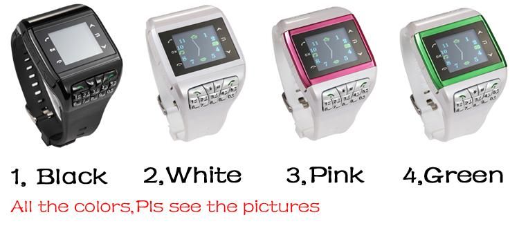 Dual SIM Dual Standby Unlocked Watch Phone Bluetooth Spy Camera GSM 