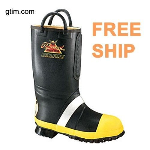 Thorogood 807 6001 Rubber Light Insulated Fire Boots  