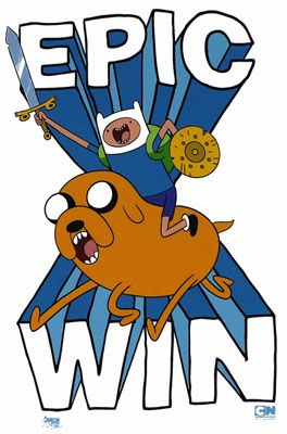 Epic Win   Adventure Time T shirt  