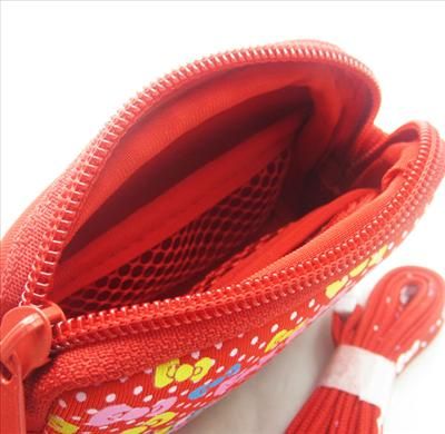 Red Hello Kitty Digital Camera Bag Pouch Case & Strap  