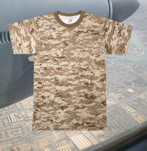 Desert Digital Camouflage T Shirt Marines Army 613902529540  