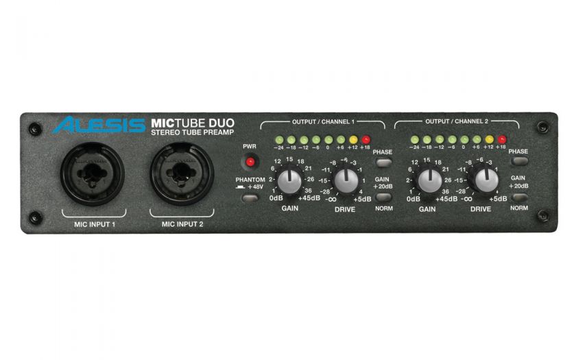 Alesis MicTube Duo (2 Ch Tube Mic Preamp)  