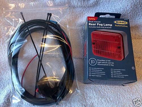 Full Rear Foglight kit for Motorcycle / Trike / Quad  