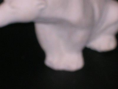 White Collectible Polar Bear Statue Detailed Sculpture  