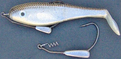 Kamakazee Swimbait ~ 4 Blueback Herring ~ 5 pack  