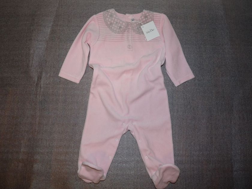   Baby Dior Baby Infants Girls Rose Pale One Pieces Sz 9 Months  