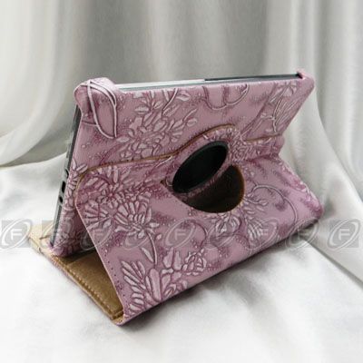  Kindle Fire Case 360 Rotating Premium PU Leather Case Cover 