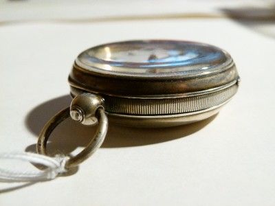 Antique STERLING SILVER POCKET WATCH, 1887 WALTHAM, MASS #3  