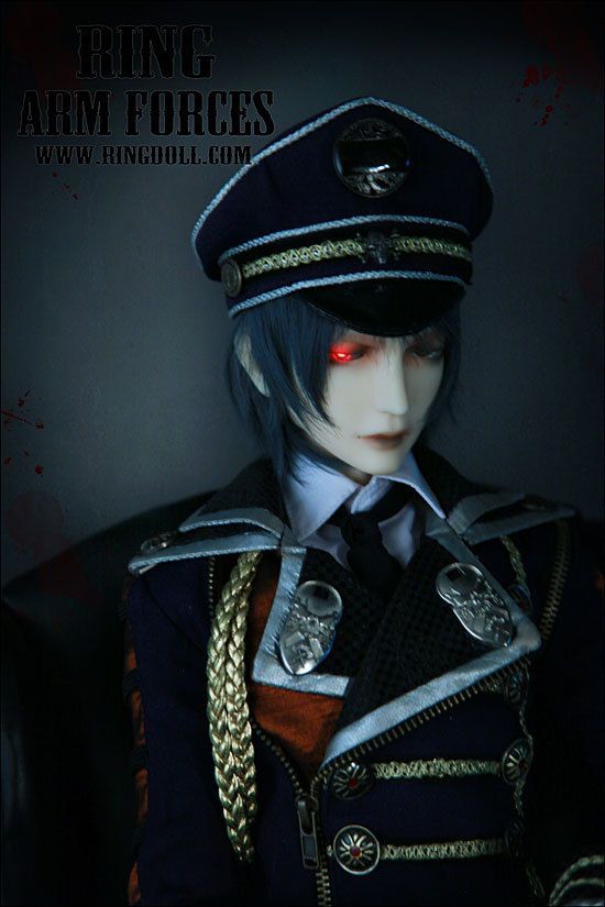 Air Force Wolf Ringdoll boy 70cm doll super dollfie bjd 1/3 SD  