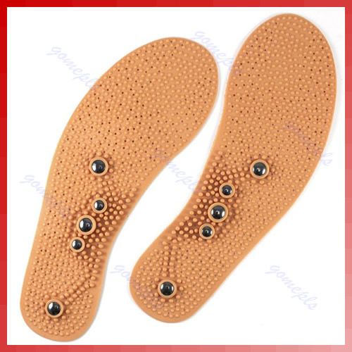 Clean Health Foot Magnetic Therapy Thener Massage Insoles Shoe Comfort 