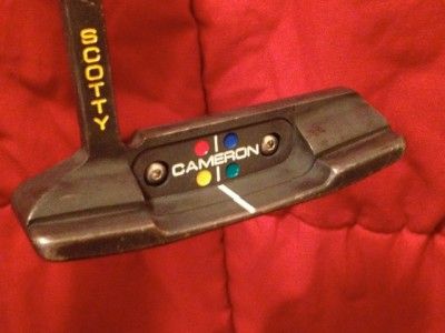   BLACK SCOTTY CAMERON STUDIO STAINLESS NEWPORT 2 PUTTER 34  