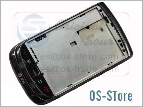 Original BlackBerry Torch 9800 full housing+Key black  