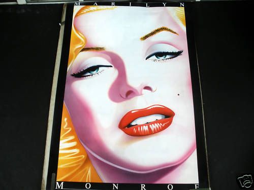 SEXY MARILYN MONROE 1984 VINTAGE ORIGINAL PIN UP POSTER  