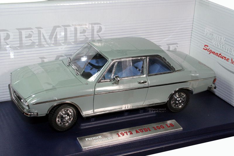 SIGNATURE 1972 AUDI 100 LS 100LS DIE CAST 1/18 GREY  