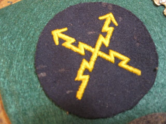 wwii german signal corps insignia patches