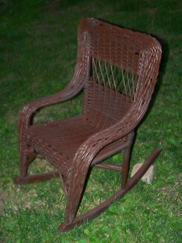 Childs Wicker Rocker  