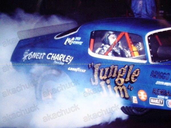 1960s DRAG RACE FUNNY CAR PHOTO Jungle Jim CHEVY NHRA 3  