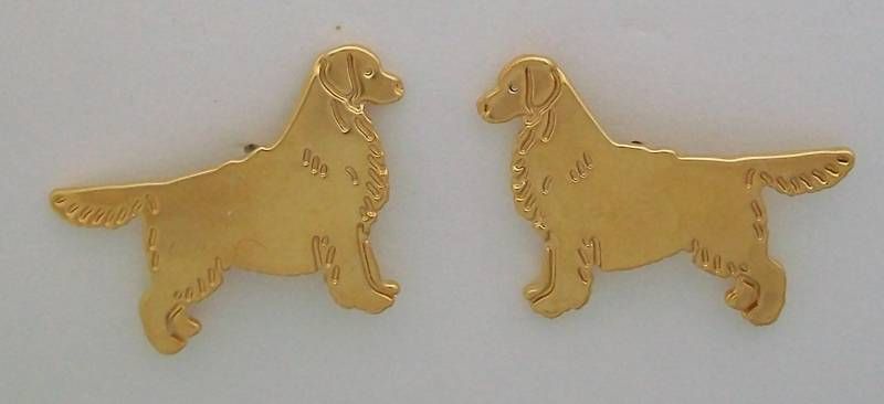 Golden Retriever Jewelry Post Earrings by Touchstone  
