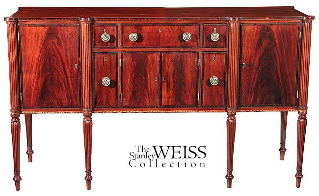 SWC Sheraton Sideboard, Boston, Seymour, c.1810  