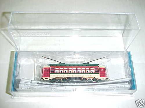 Bachmann N Brill Trolley Lighted Christmas NIP *2  