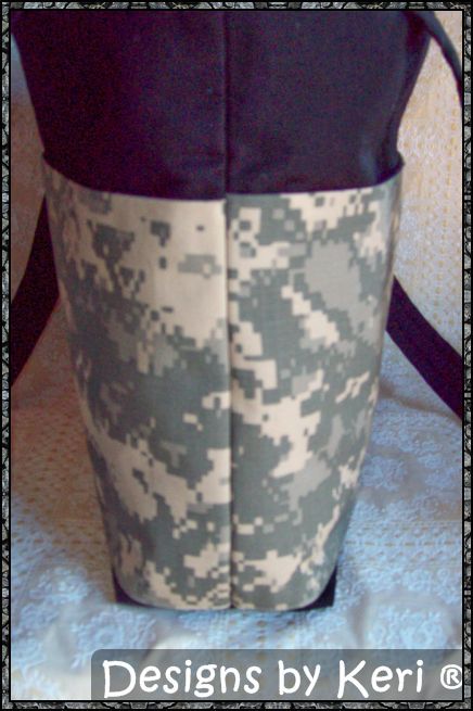 Designs by Keri 10 pocket Army Airforce Marine acu tote  