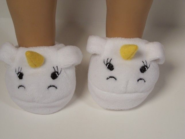 UNICORN Slippers Doll Shoes FOR American Girl Dolls♥  