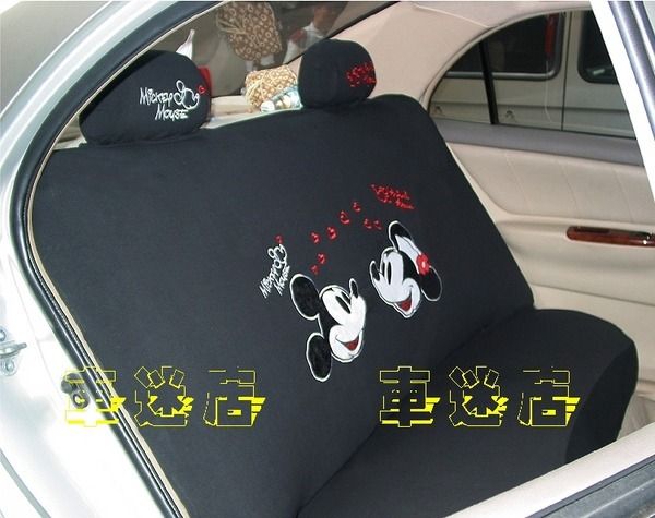 Mickey & Minnie Mouse Car Seat Cover Full Set 10 pcs  