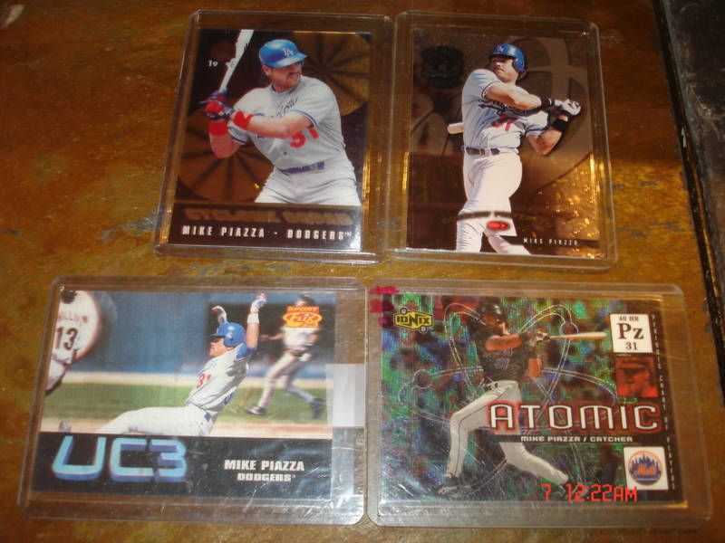 Mike Piazza (4) Insert Cards Lot Upper Deck UC3 & More  