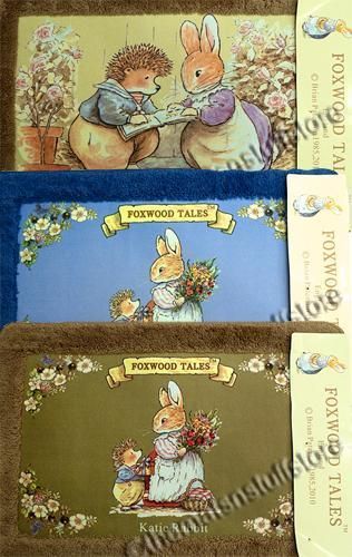 Foxwood Tales Bath Mat Floor Rug Willy, Katie Rabbit  