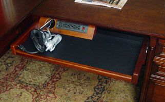 Mahogany Executives L shaped Office Computer Desk  