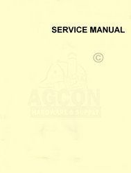 John Deere 45 55 95 105 Combine Service Manual SM 2054  