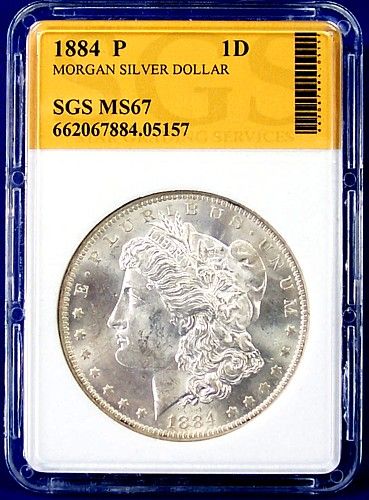 1884 P MORGAN SILVER DOLLAR BU GEM UNCIRCULATED 6705157  