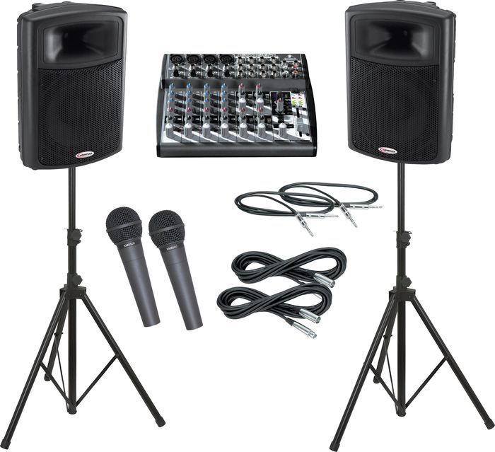 Behringer Xenyx 1202FX Harbinger APS15 PA System  