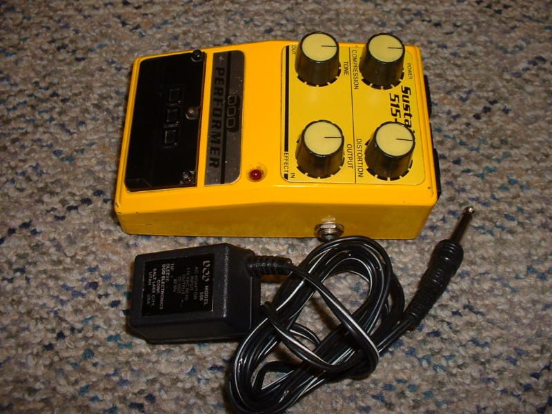 RARE DOD DISTORTION SUSTAINER 515 A 1983 USA ADAPTOR  