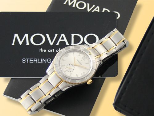 Movado Gentry Two Tone Ladies Watch  