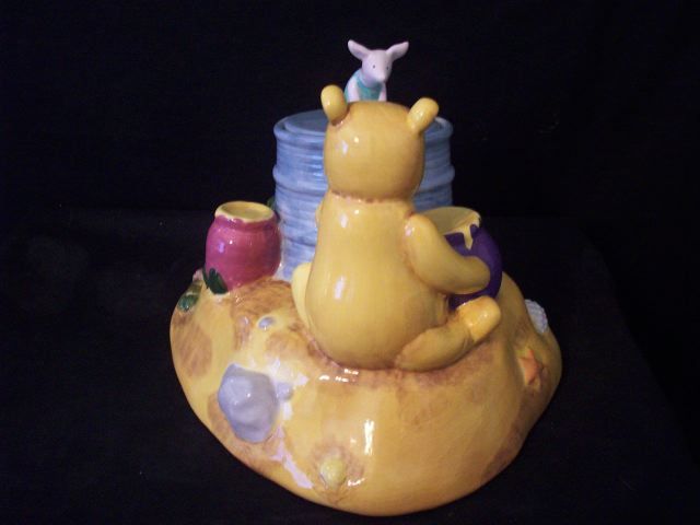 DISNEY CLASSIC POOH W/PIGLET COOKIE JAR MIB #B759  