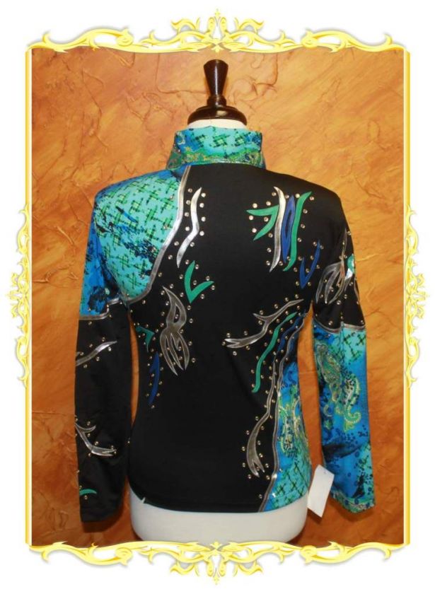 LARGE Showmanship Pleasure Horsemanship Show Jacket Shirt Rodeo Queen 