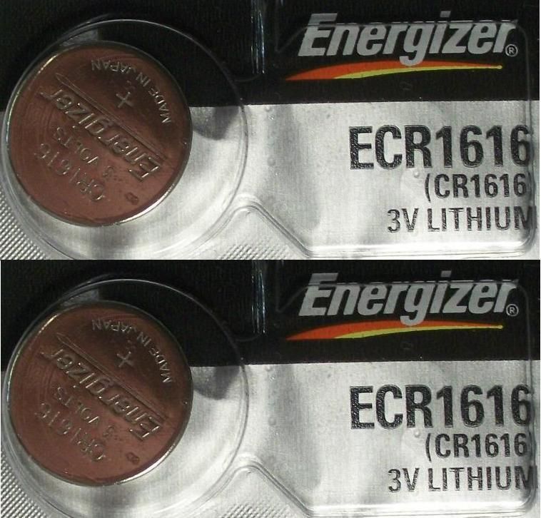 2x CR1616 Energizer battery CR 1616 batteries  