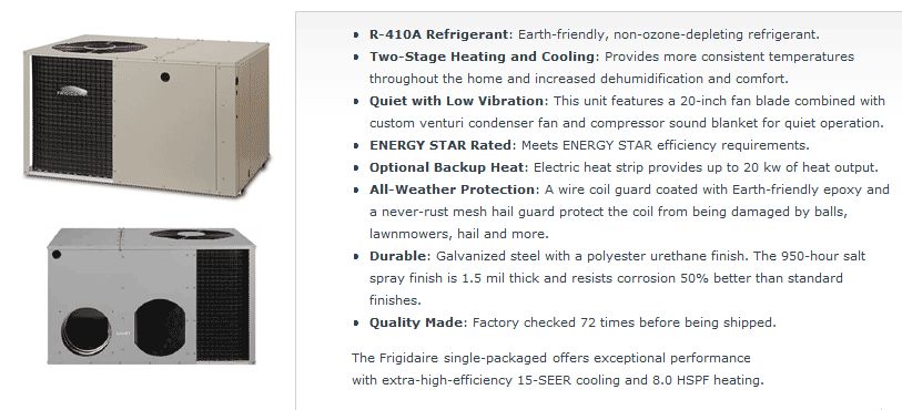 SEER 15 HEAT PUMP UNIT   ELECTRIC 