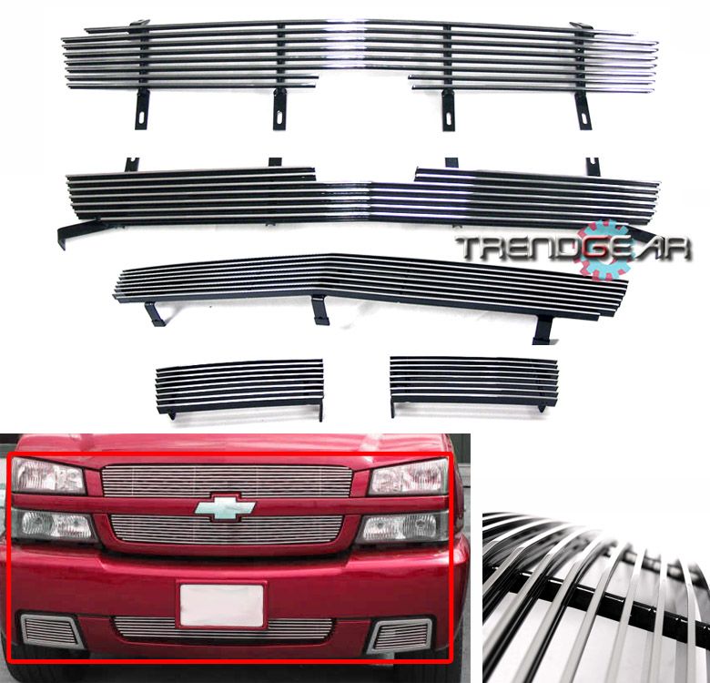 2003 2004 2005 CHEVY SILVERADO 1500 SS FRONT UPPER+BUMPER BILLET 