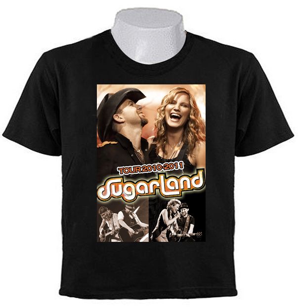 SUGARLAND Group COUNTRY MUSIC TOUR 2010 2011 TSHIRTS  