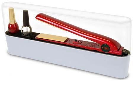 FAROUK CHI 1 CERAMIC 24K RED FLAT IRON STRAIGHTENER  