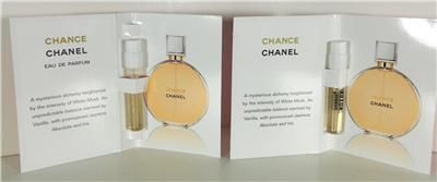   CHANEL CHANCE EDP MINI PERFUME SAMPLES  EAU DE PARFUM 1.5 ML  