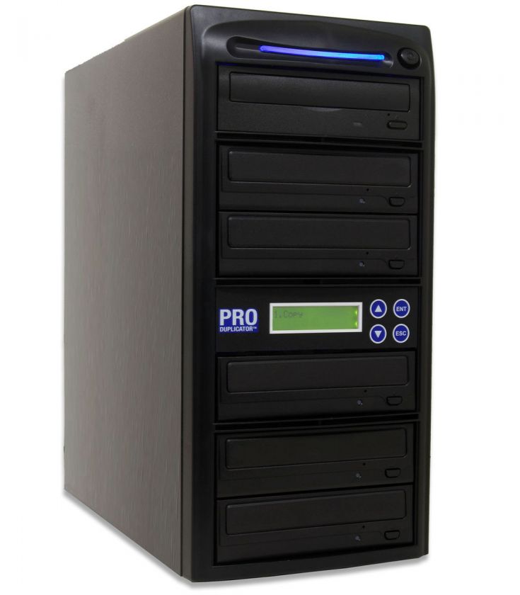 ProDuplicator 5 Burner 24X CD DVD Duplicator Multi Disc Copier 